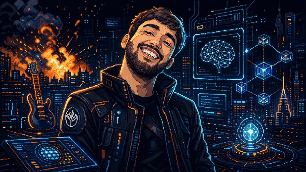 Pixel-art portrait of Gurman Singh